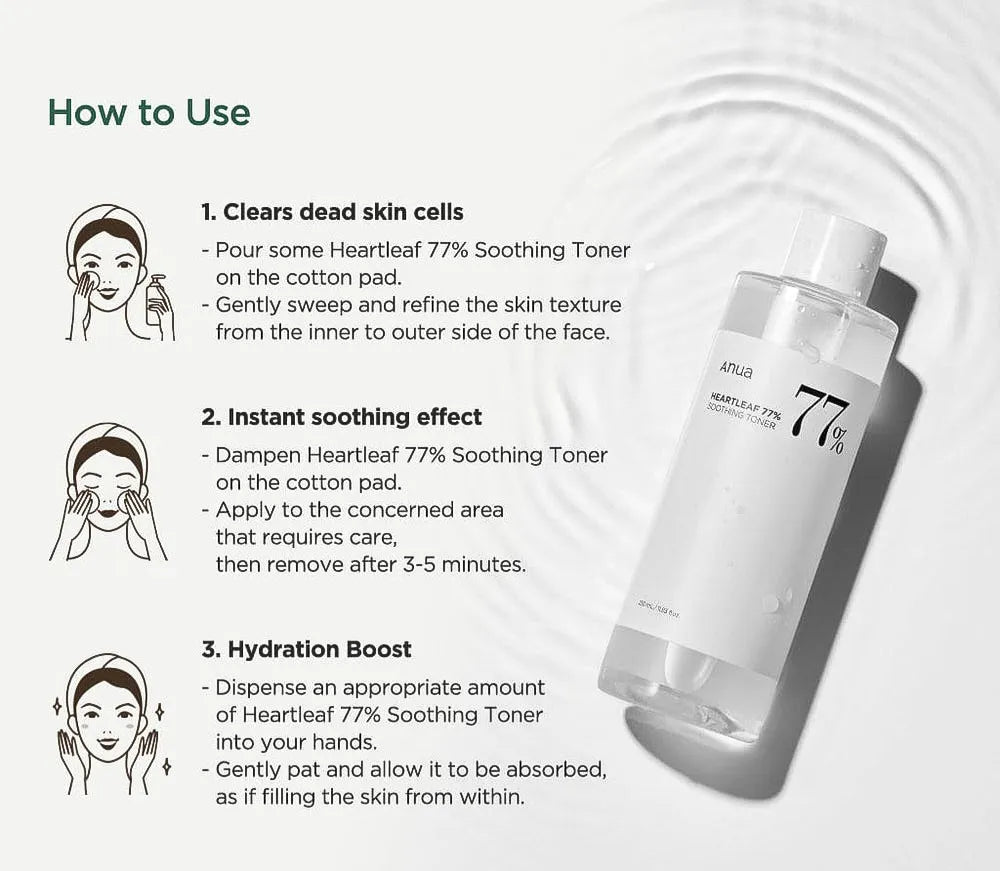 Anua Heartleaf 77% Soothing Toner