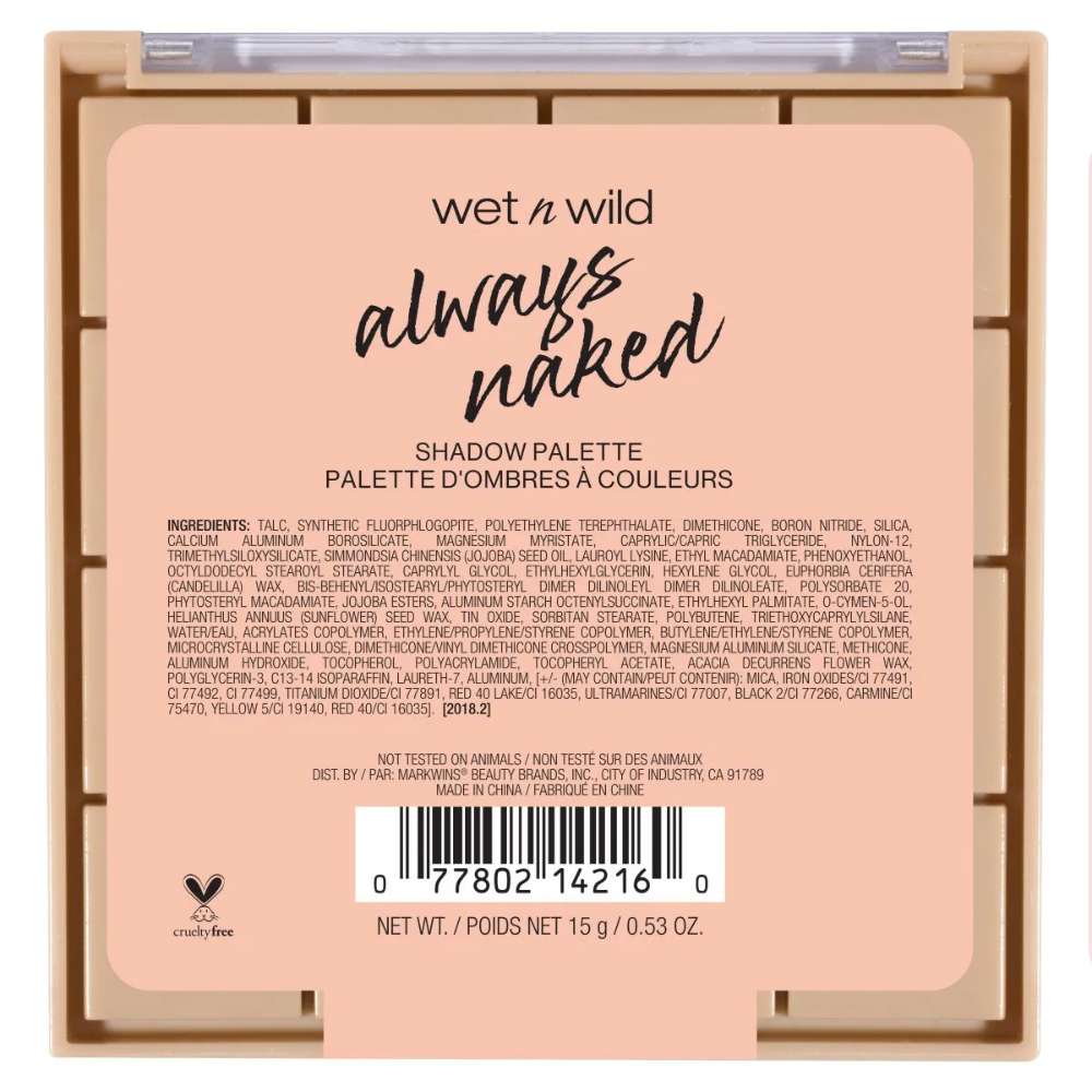 Wet n Wild Always Naked Palette