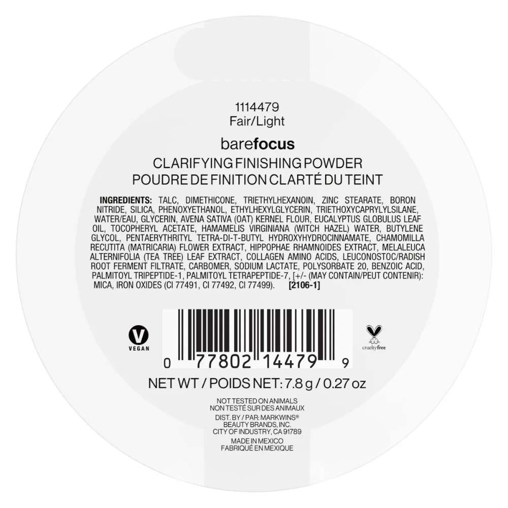 Wet n Wild Bare Focus Clarifying Finishing Powder