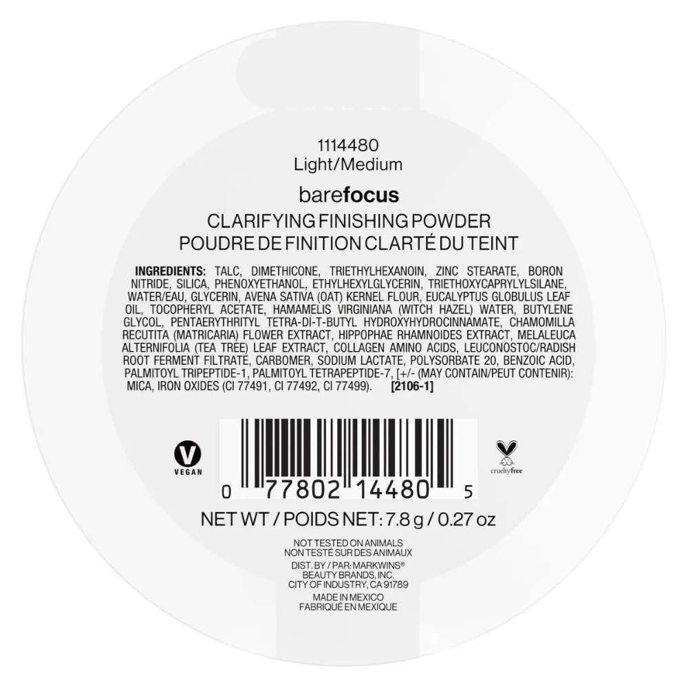 Wet n Wild Bare Focus Clarifying Finishing Powder