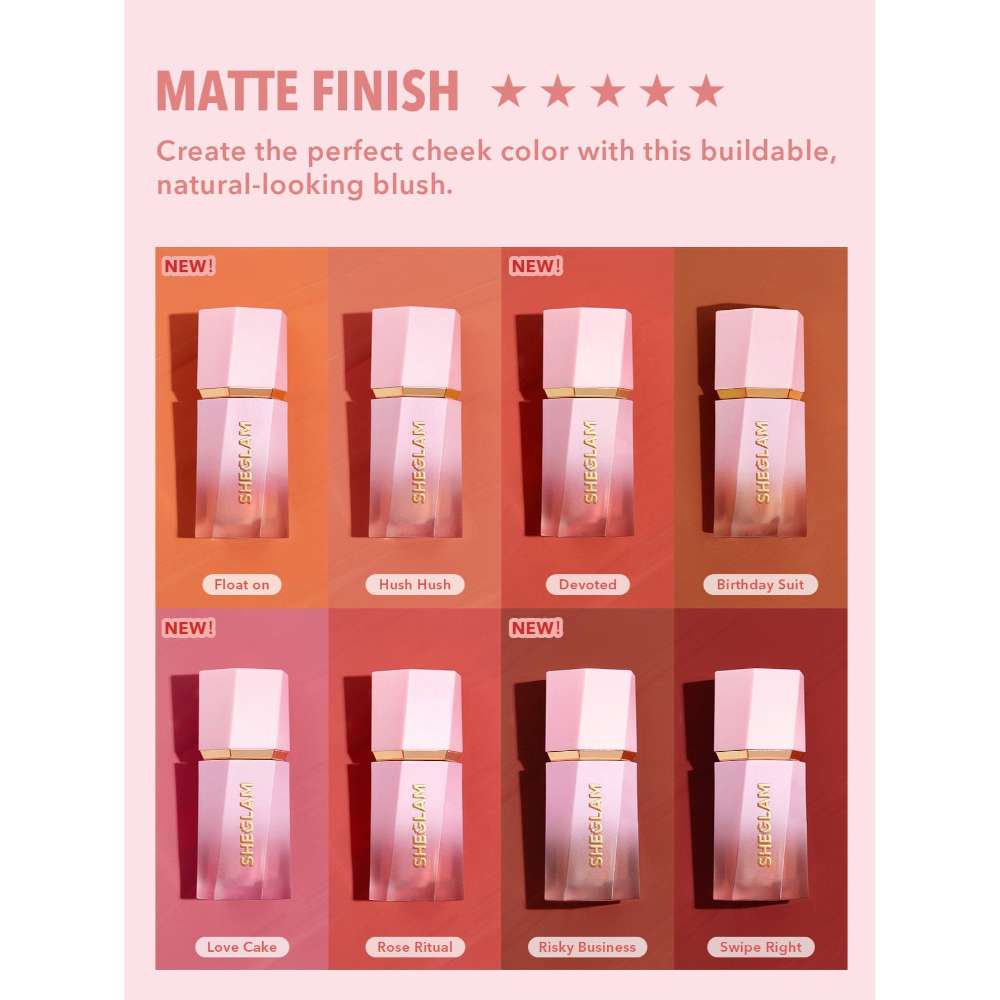 SHEGLAM Color Bloom Matte Liquid Blush