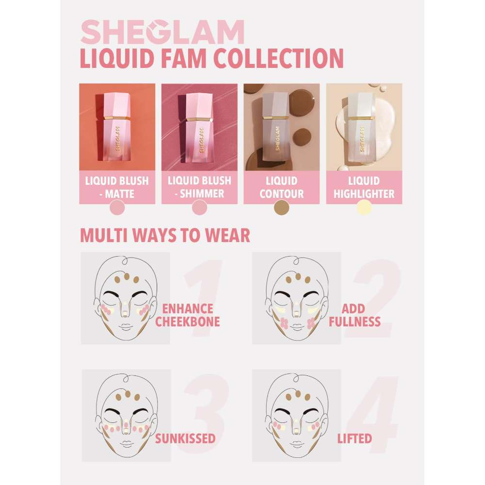 SHEGLAM Color Bloom Matte Liquid Blush