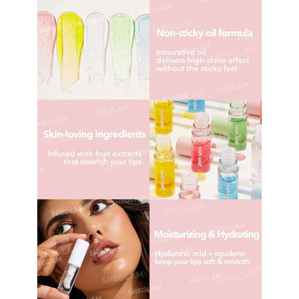 SHEGLAM Jelly Wow Hydrating Lip Oil