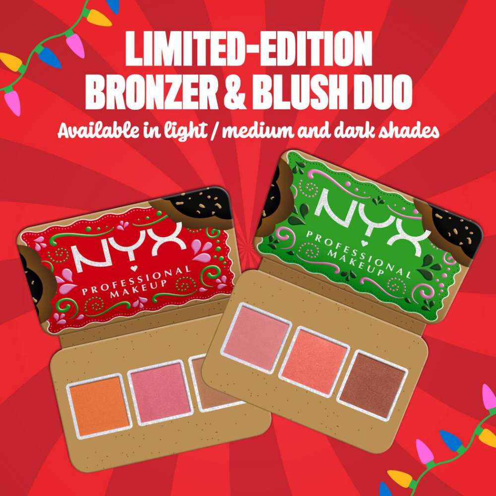 NYX Professional Makeup Buttermelt Face Blush & Bronzer Palette
