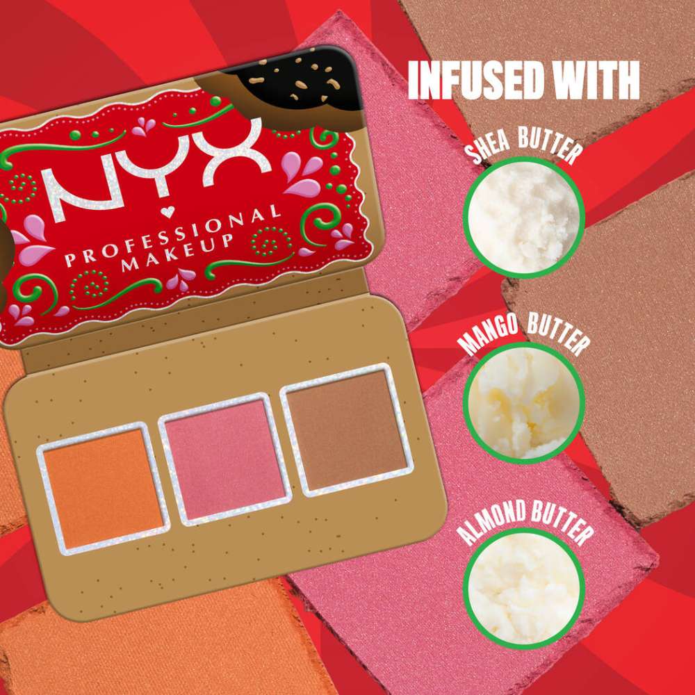 NYX Professional Makeup Buttermelt Face Blush & Bronzer Palette