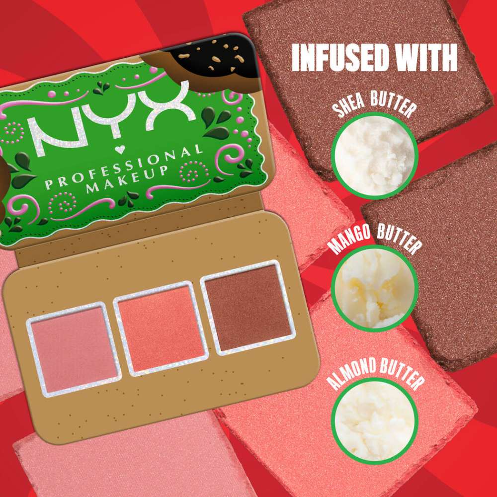 NYX Professional Makeup Buttermelt Face Blush & Bronzer Palette