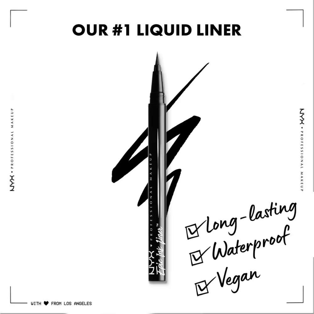NYX Professional Makeup Epic Ink Waterproof Liquid Eyeliner