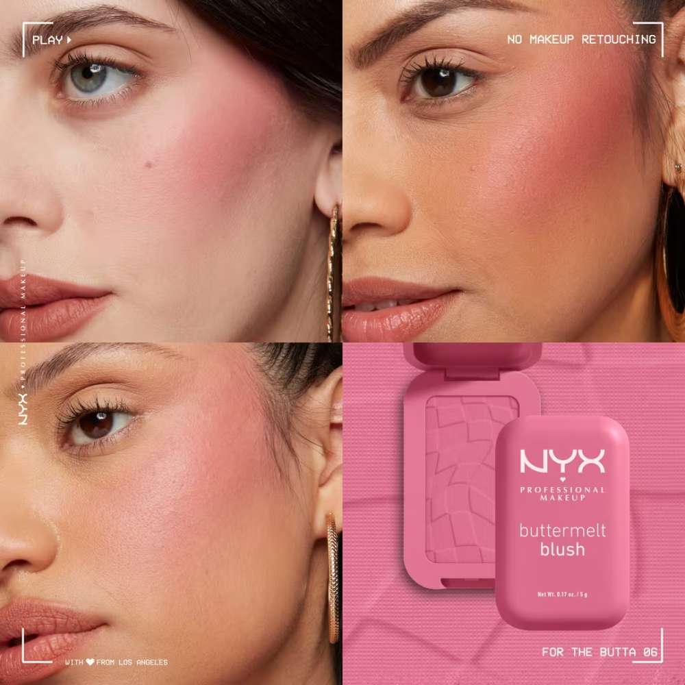 NYX Professional Makeup Buttermelt Pressed Powder Blush