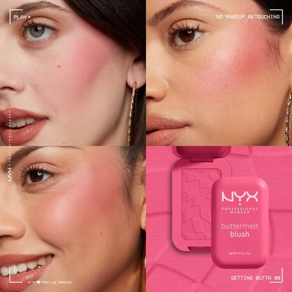 NYX Professional Makeup Buttermelt Pressed Powder Blush