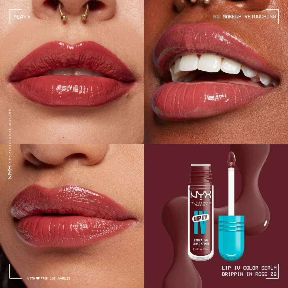 NYX Professional Makeup Lip IV Hydrating Gloss Stain