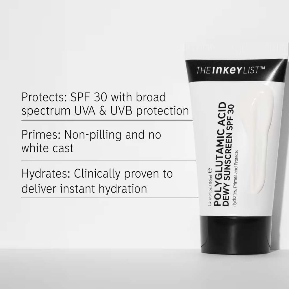 The INKEY List Polyglutamic Acid Dewy Sunscreen SPF 30