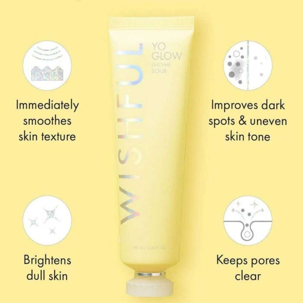 WISHFUL Yo Glow AHA & BHA Enzyme Scrub