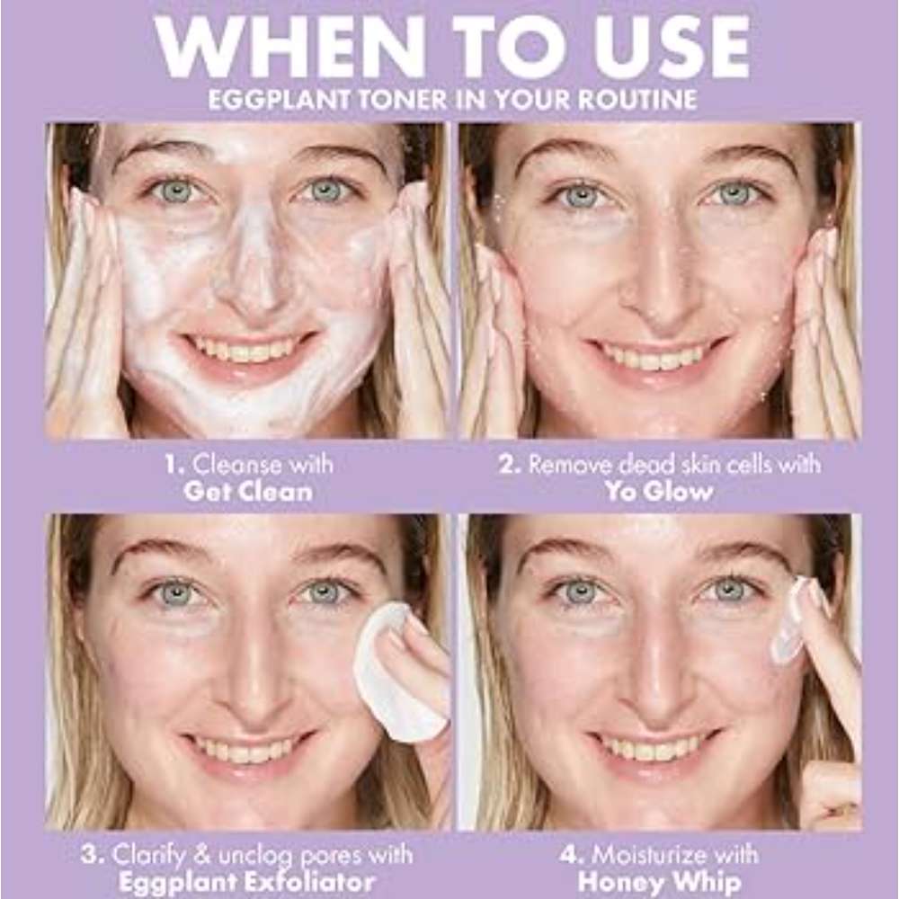 WISHFUL Eggplant Exfoliator Pore Clarifying Daily Toner