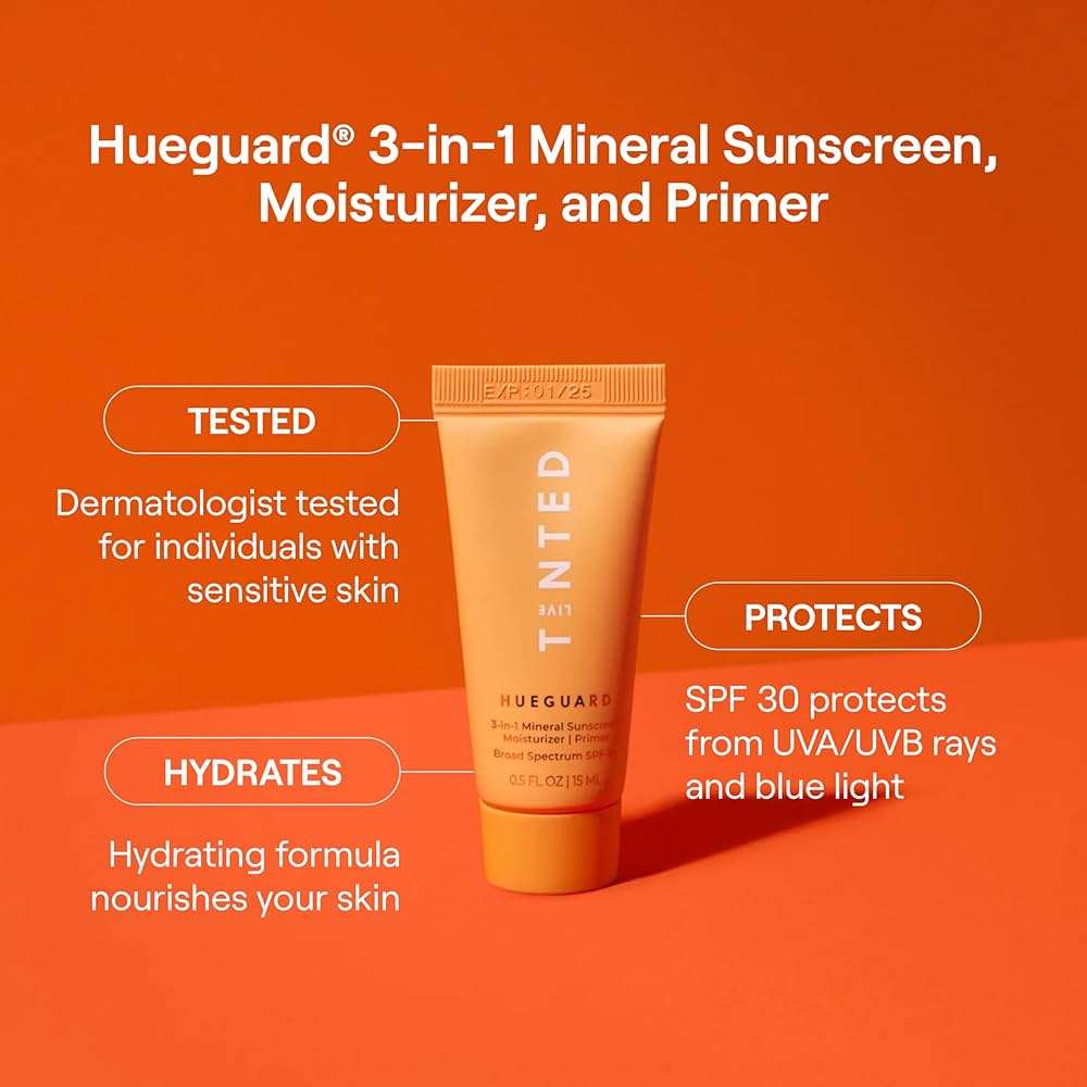 Live Tinted Hueguard® 3-in-1 Mineral Sunscreen, Moisturizer & Primer SPF 30