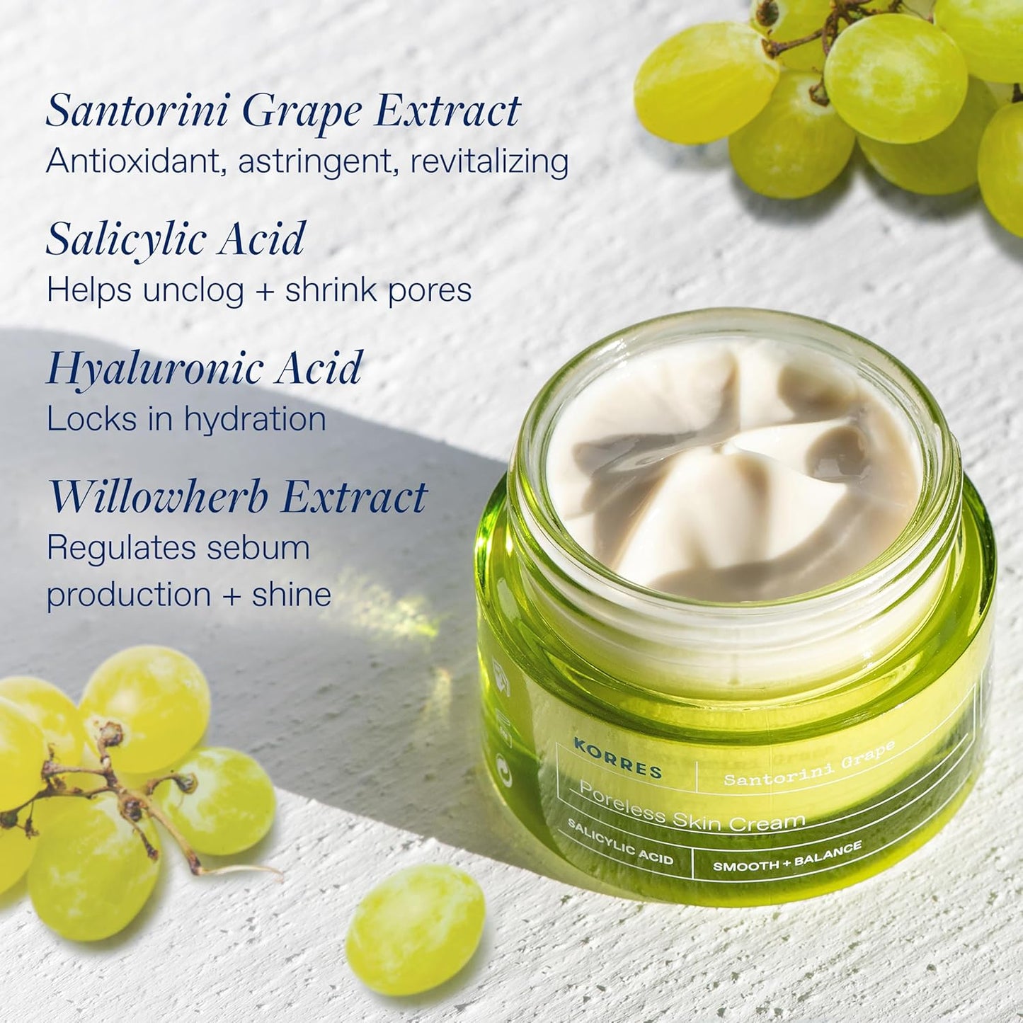 KORRES Santorini Grape Poreless Skin Cream
