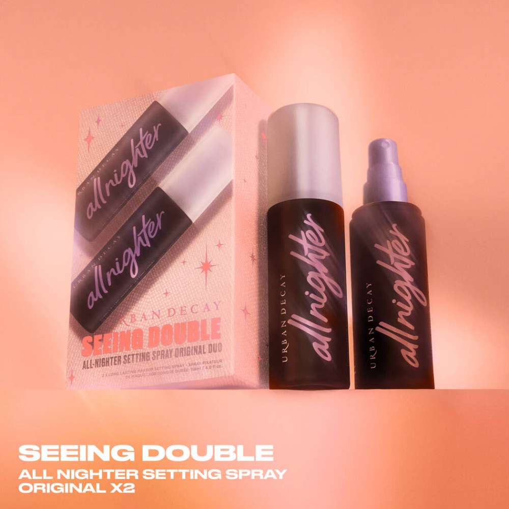 Urban Decay Seeing Double: All Nighter Waterproof Setting Spray Holiday Gift Set