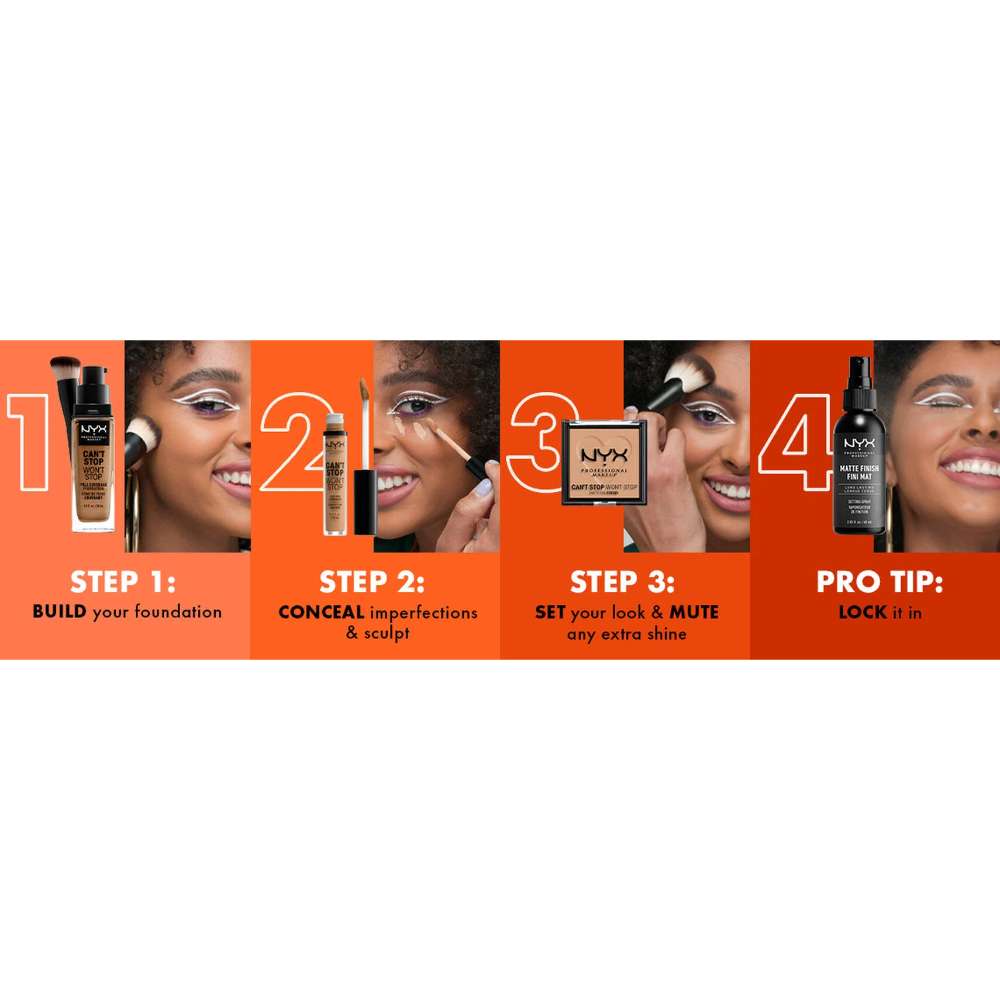 NYX Professional Makeup Can’t Stop Won’t Stop Mattifying Pressed Powder