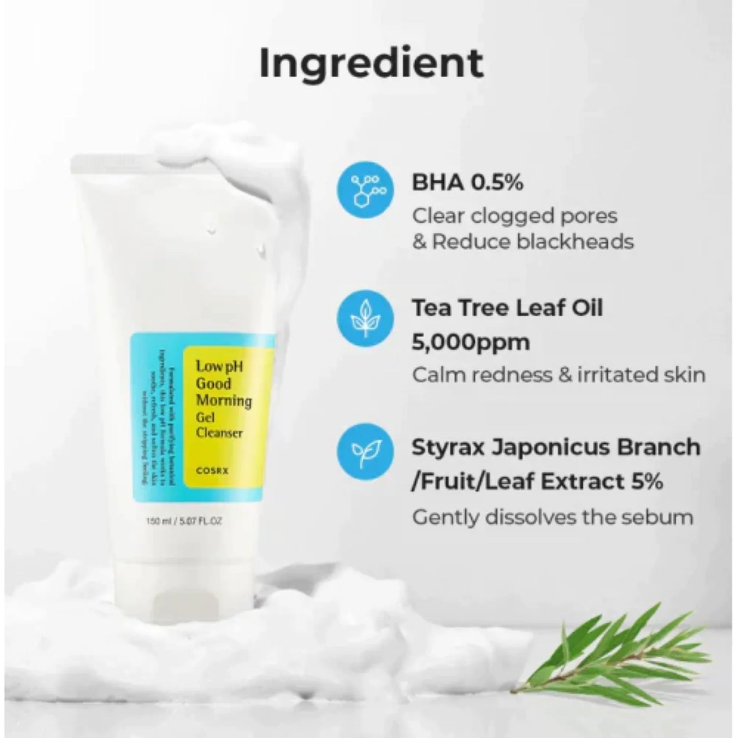 COSRX Low pH Good Morning Gel Cleanser