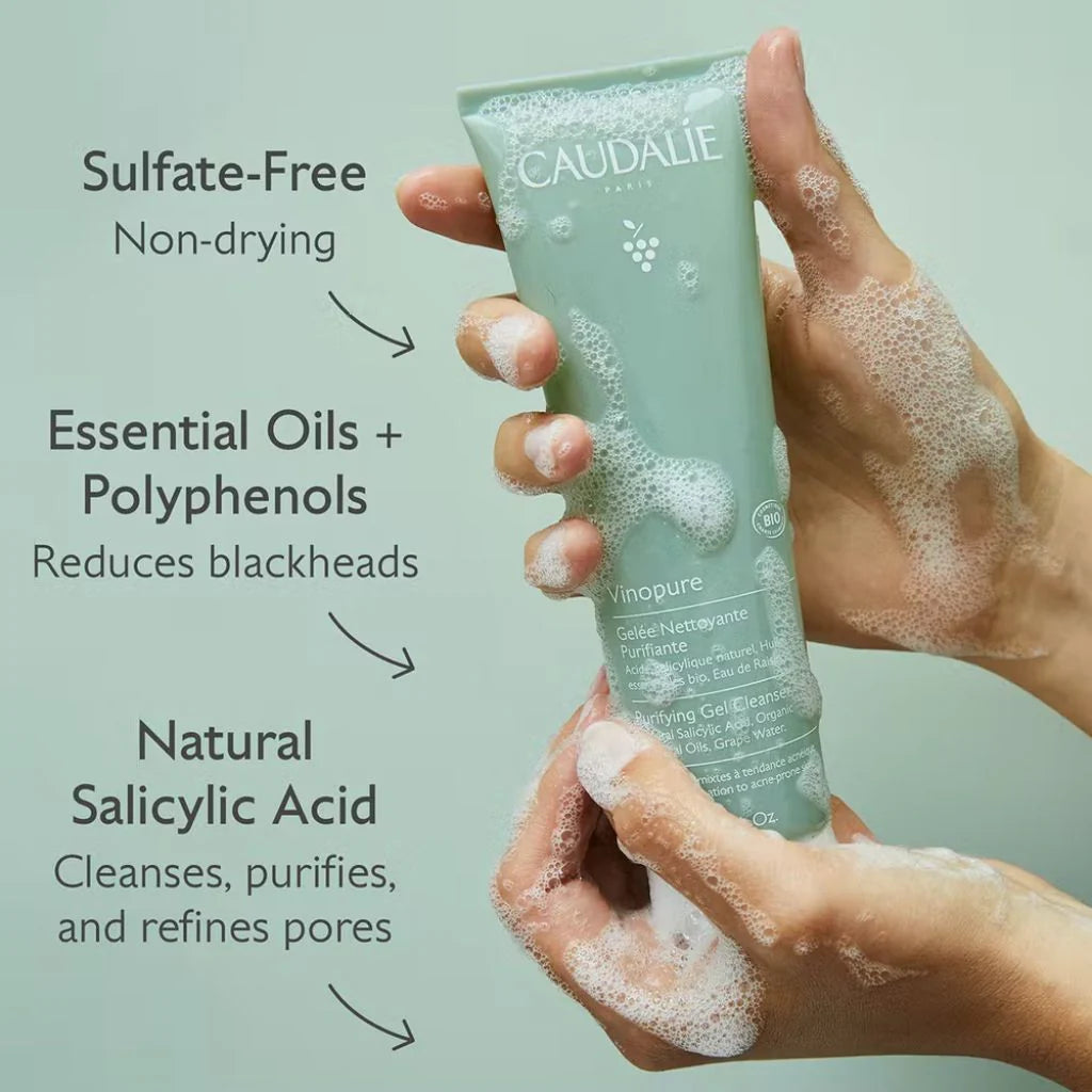 Caudalie Vinopure Pore Purifying Gel Cleanser