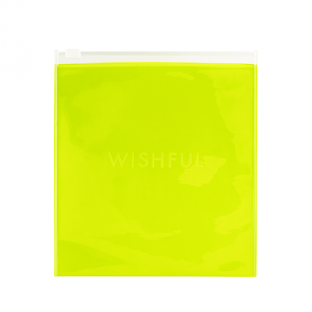 WISHFUL Neon Travel Pouch Bag