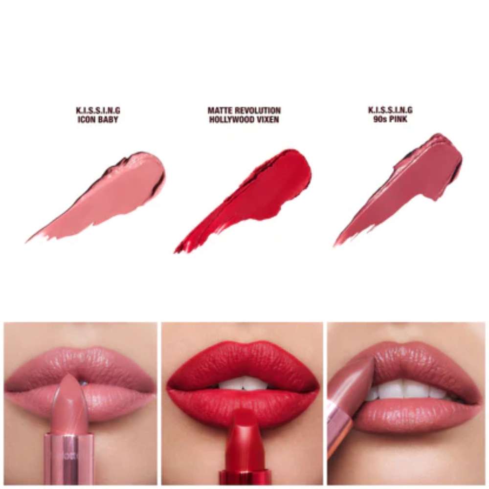 Charlotte Tilbury Iconic Hollywood Lip Trio