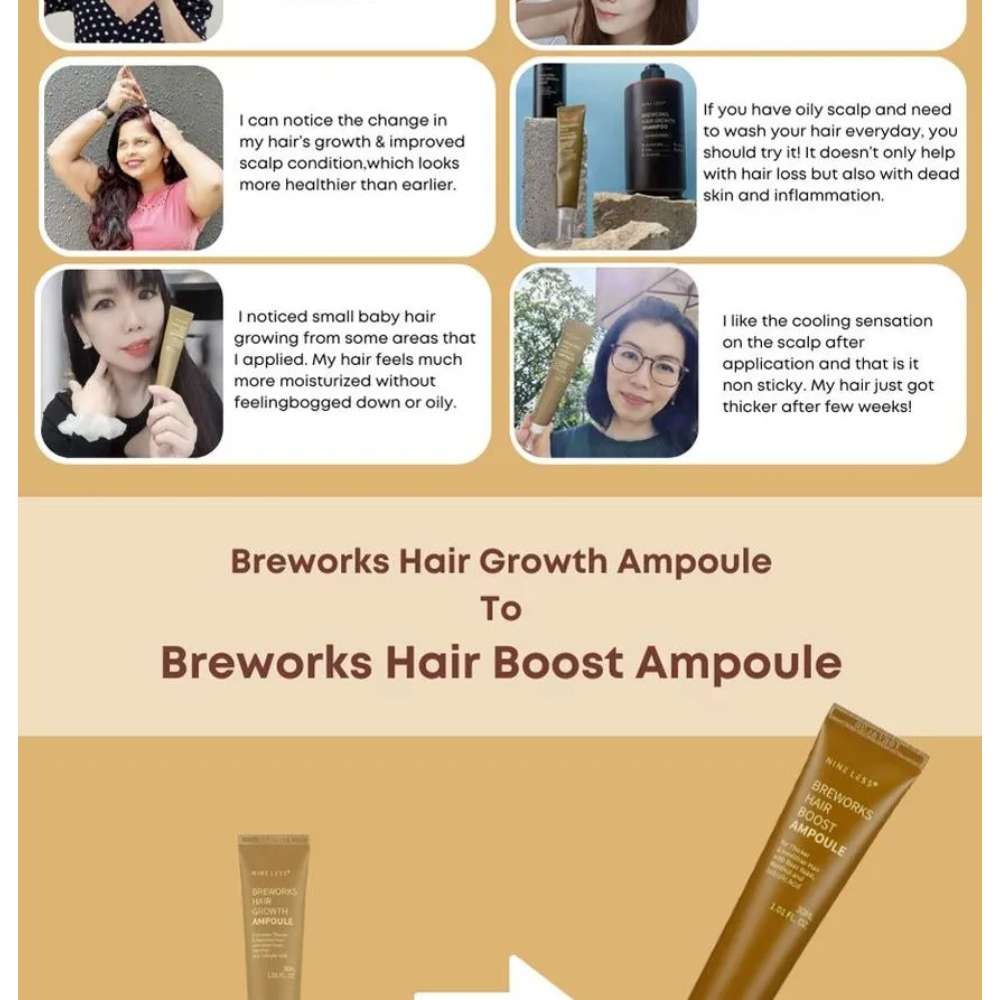 NINELESS Breworks Hair Boost Ampoule