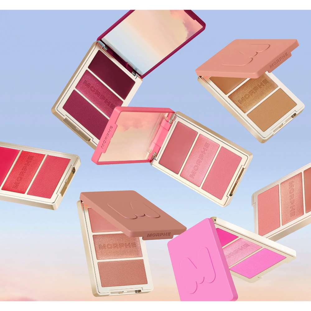 Morphe Cheek Thrills Multi-Finish Face Trio