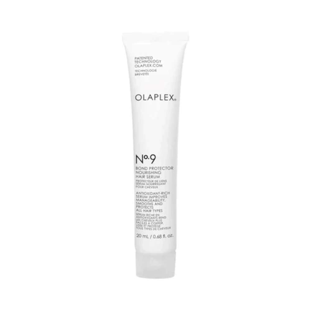 Olaplex No.9 Bond Protector Hair Serum tube on a white background