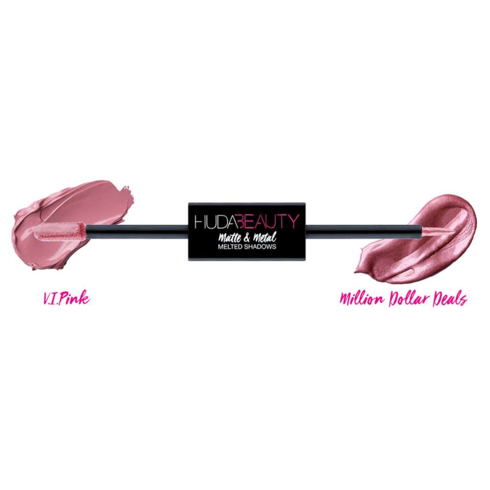 HUDA BEAUTY Matte & Metal Melted Double Ended Eyeshadow