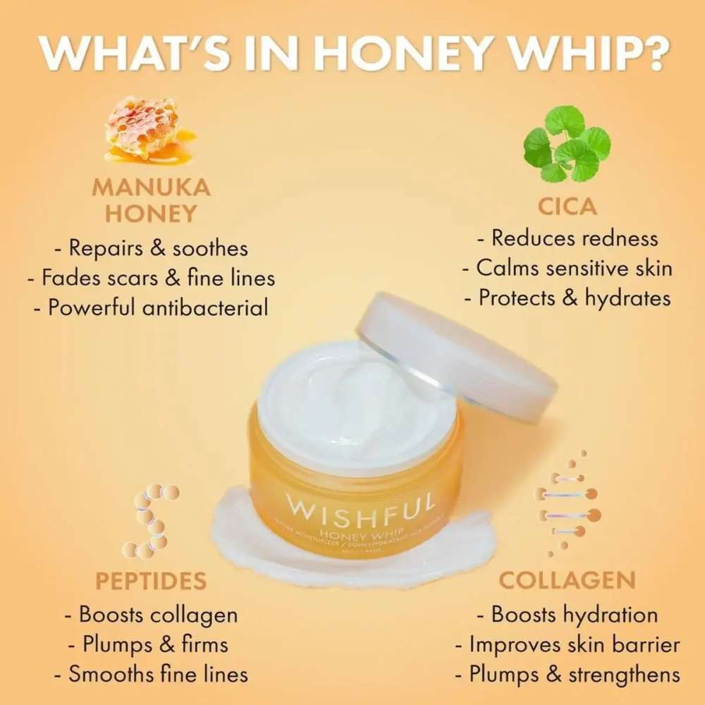 WISHFUL Honey Whip Peptide Moisturizer