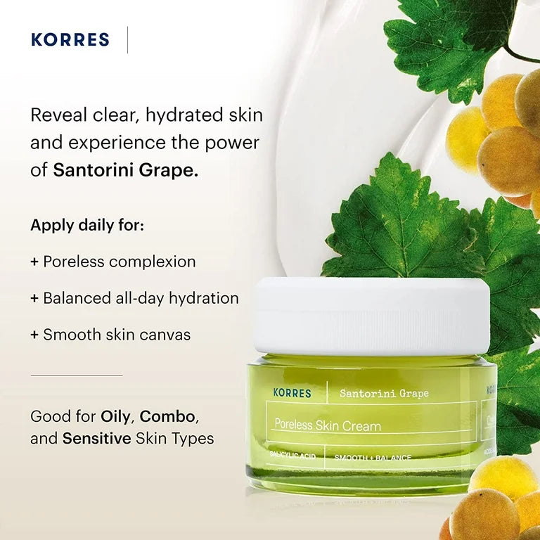 KORRES Santorini Grape Poreless Skin Cream