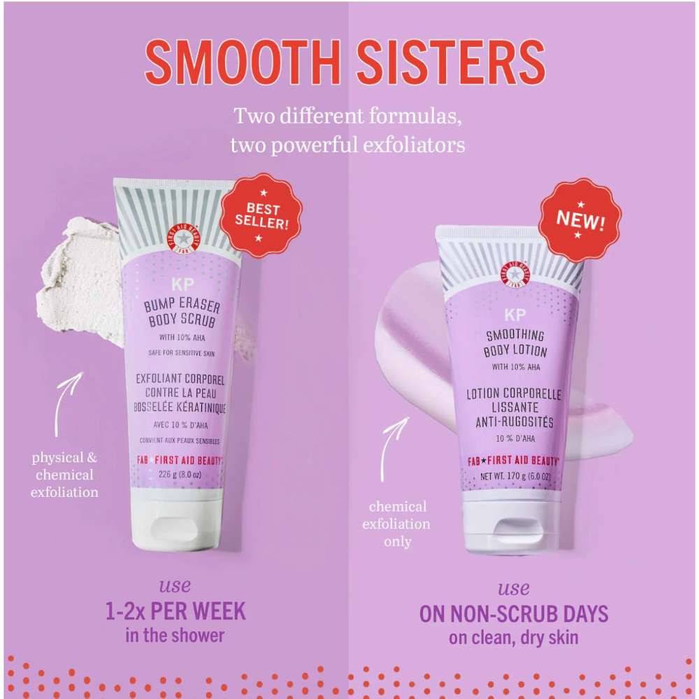 First Aid Beauty KP Smoothing Body Lotion with 10% AHA