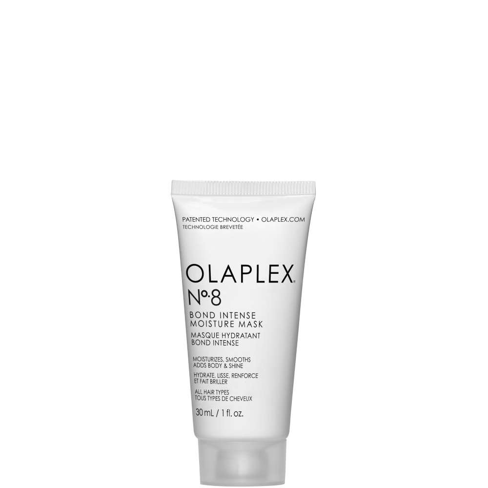Olaplex No. 8 Bond Intense Moisture Mask tube on a white background