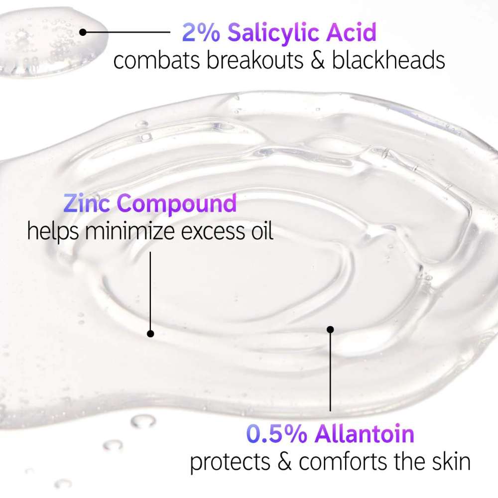 The INKEY List Salicylic Acid Acne + Blackhead Cleanser