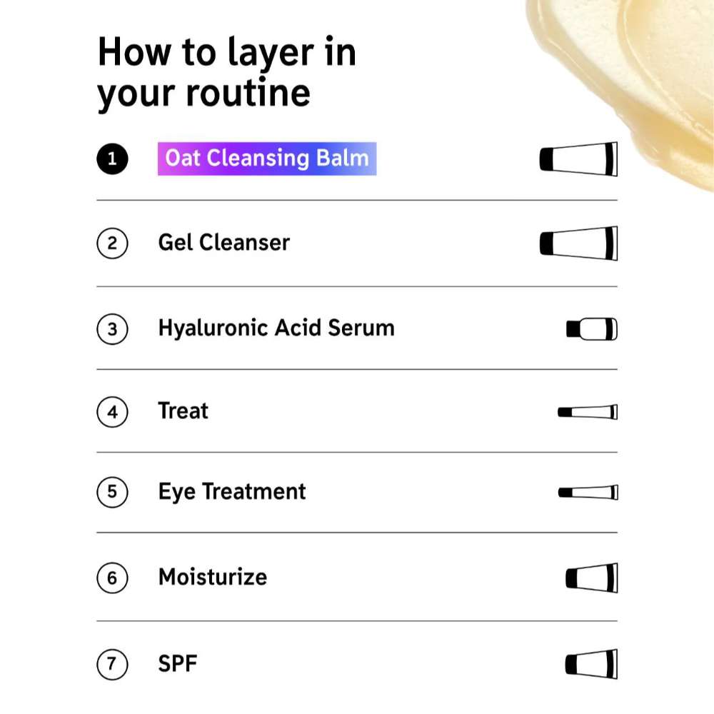 THE INKEY LIST Oat Makeup Removing Cleansing Balm