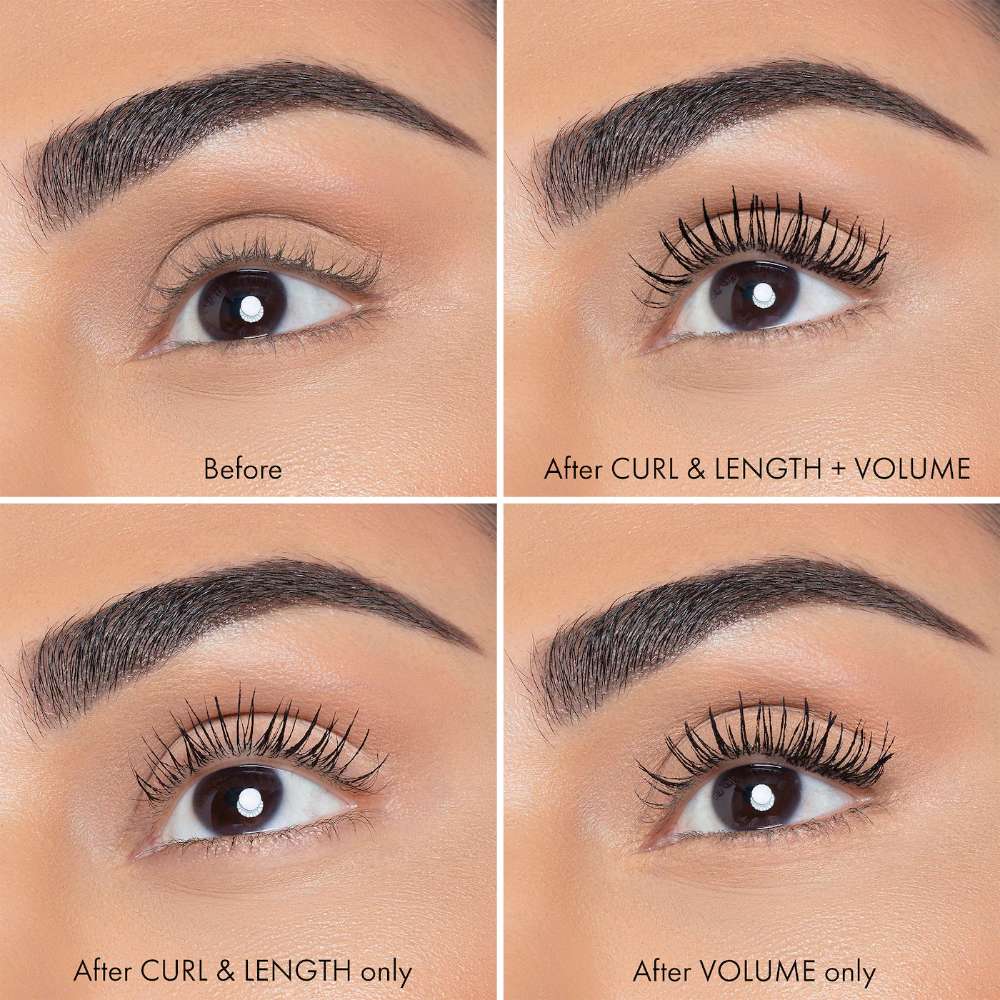 Huda Beauty LEGIT LASHES Double-Ended Volumizing and Lengthening Mascara