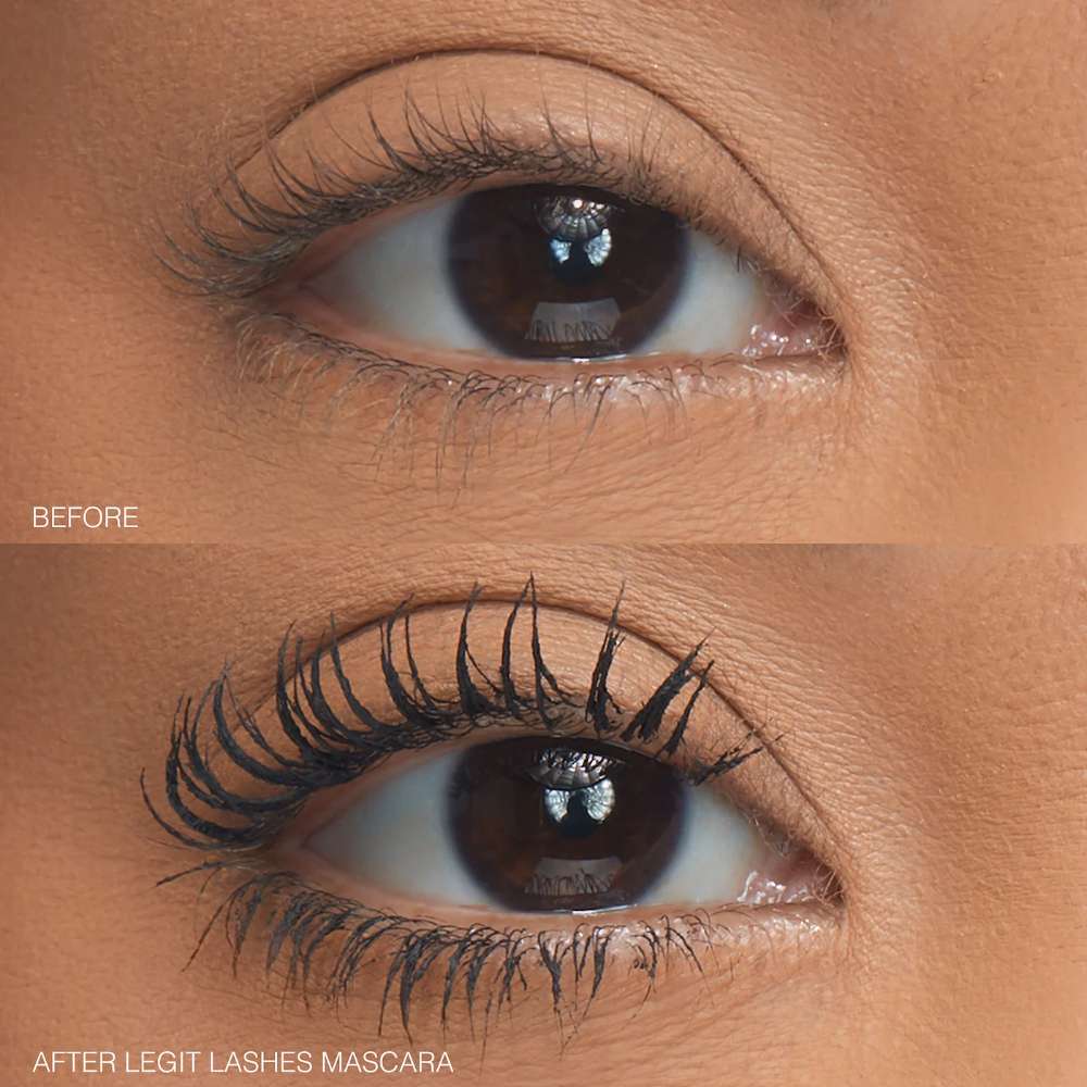 Huda Beauty LEGIT LASHES Double-Ended Volumizing and Lengthening Mascara