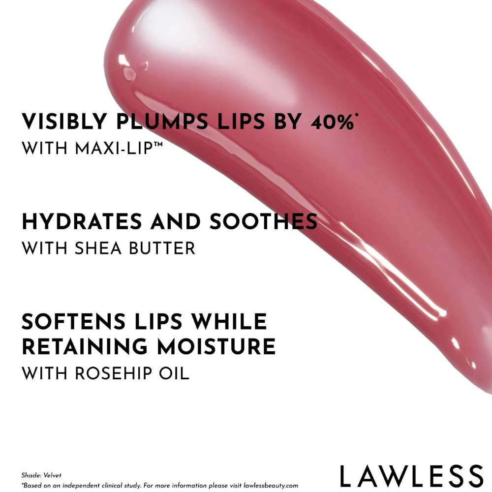 LAWLESS Forget The Filler Lip-Plumping Line-Smoothing Gloss
