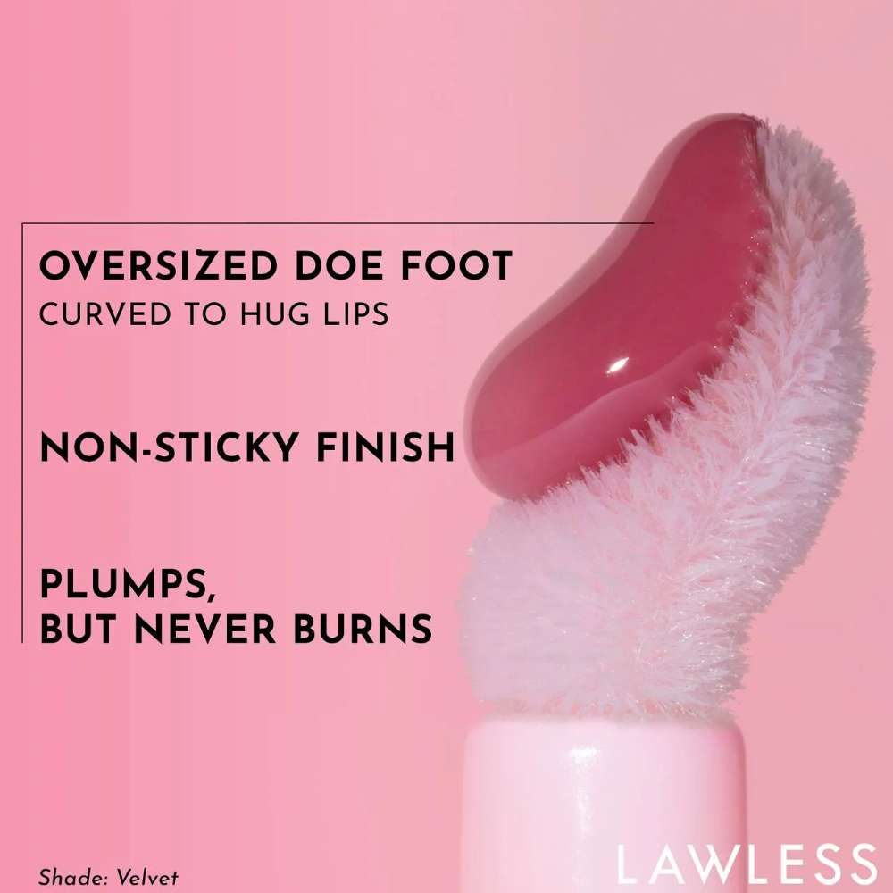 LAWLESS Forget The Filler Lip-Plumping Line-Smoothing Gloss