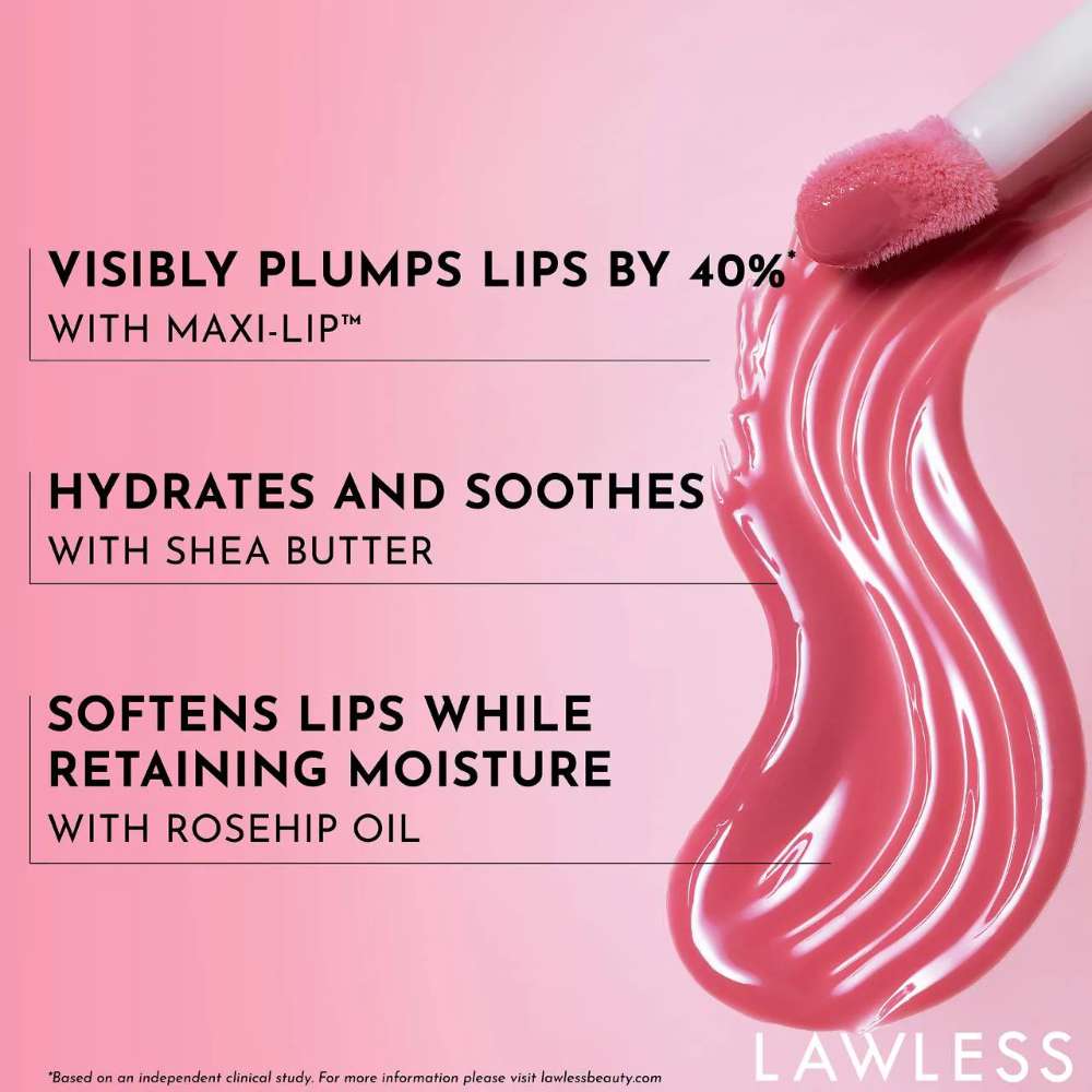 LAWLESS Forget The Filler Lip-Plumping Line-Smoothing Gloss