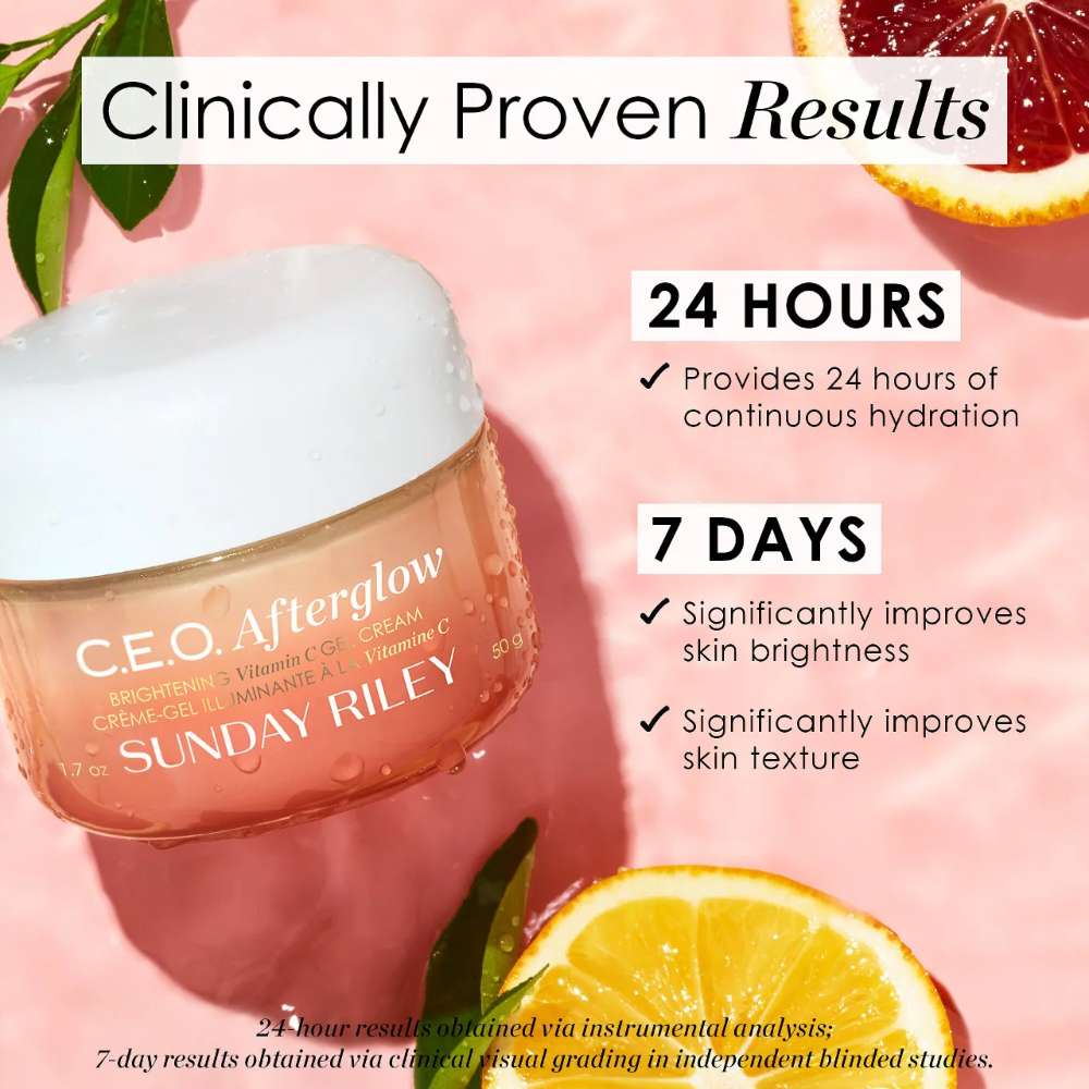 Sunday Riley C.E.O. Afterglow Brightening Vitamin C Moisturizer