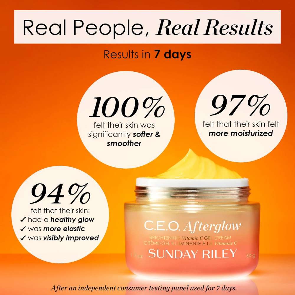 Sunday Riley C.E.O. Afterglow Brightening Vitamin C Moisturizer