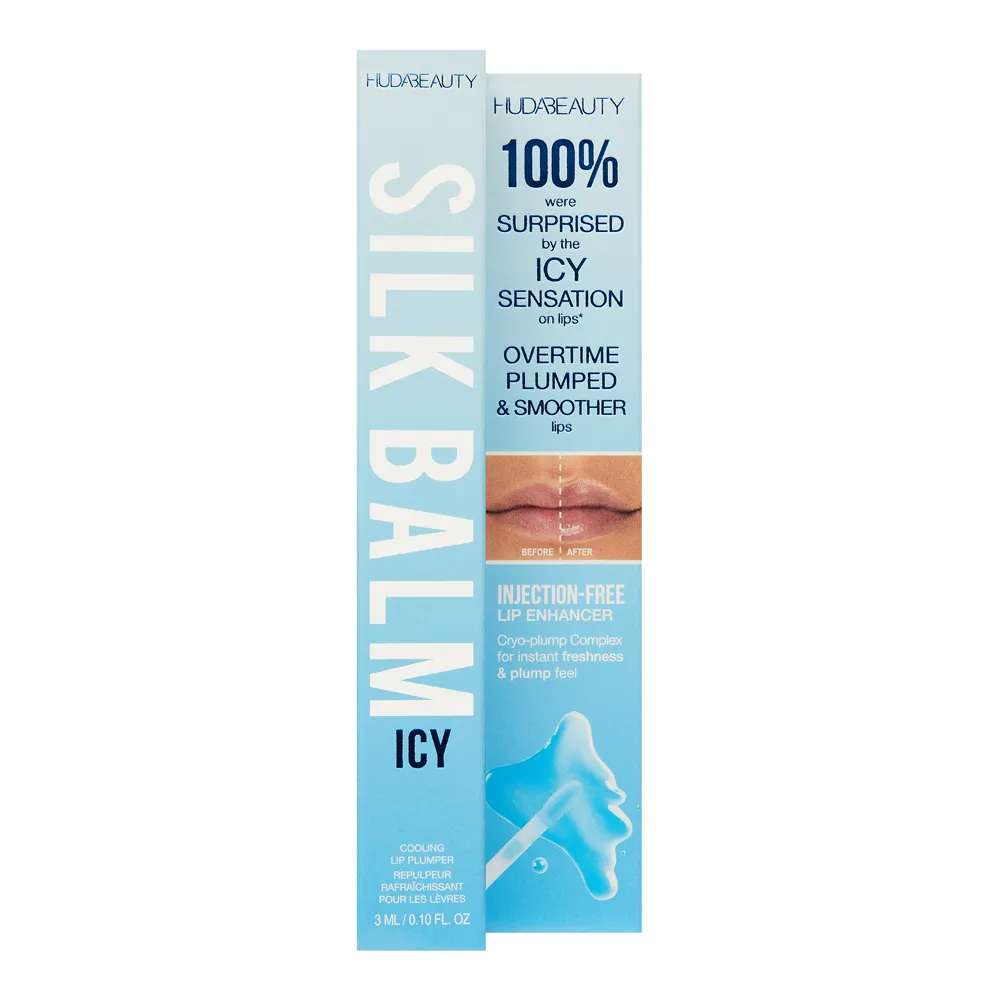 HUDA BEAUTY Silk Balm Icy Cryo-Plumping Lip Balm