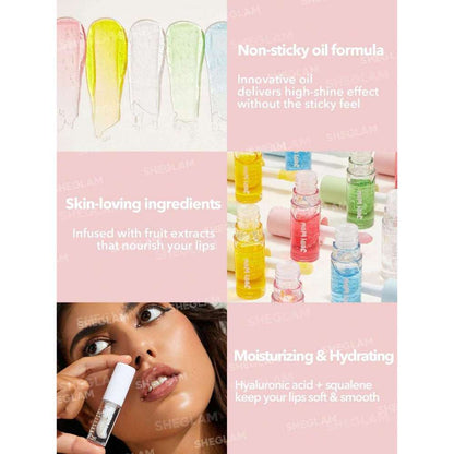 SHEGLAM Jelly Wow Hydrating Lip Oil