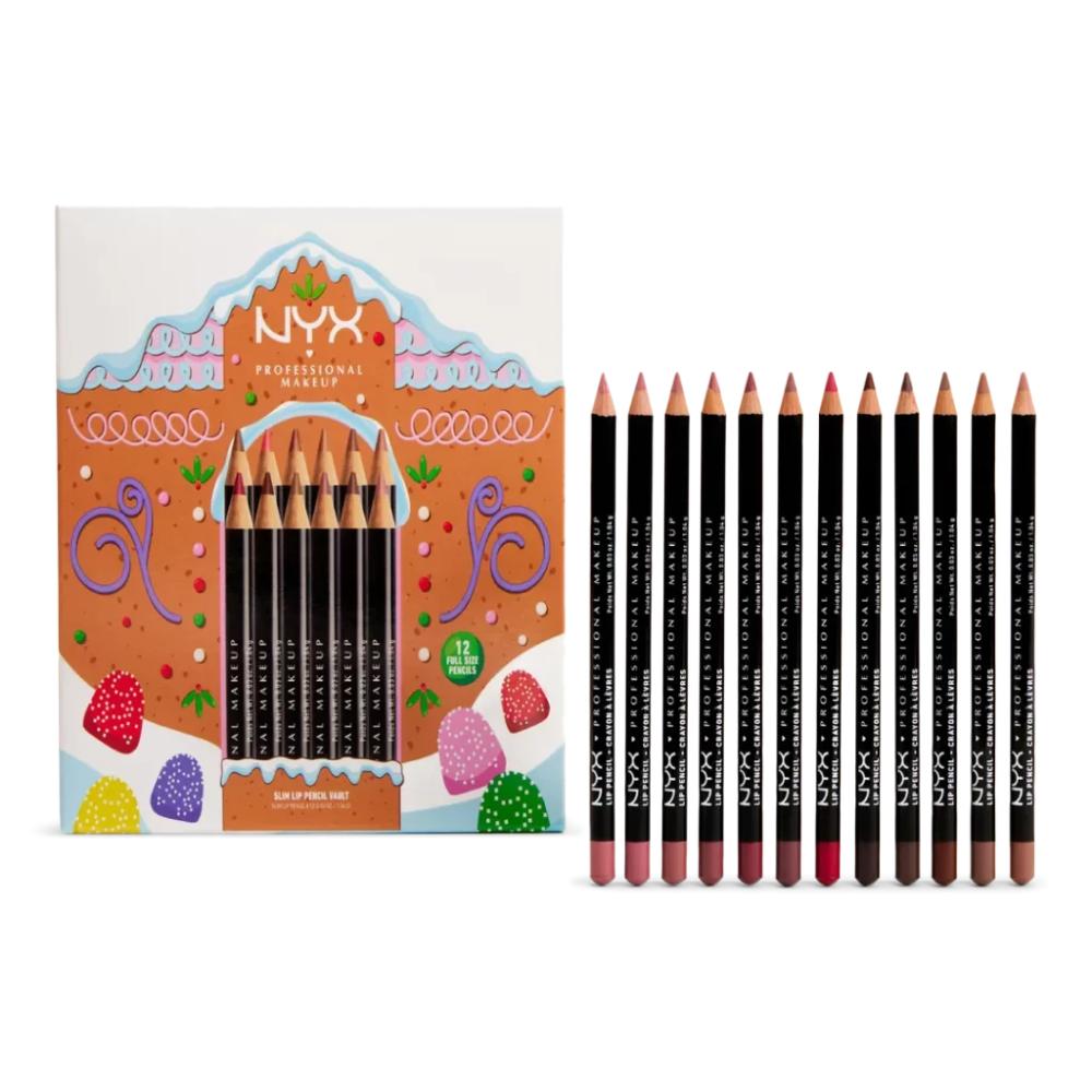 NYX Professional Makeup Holiday Slim Lip Liner Vault