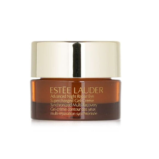 Estée Lauder eye cream jar on a white background