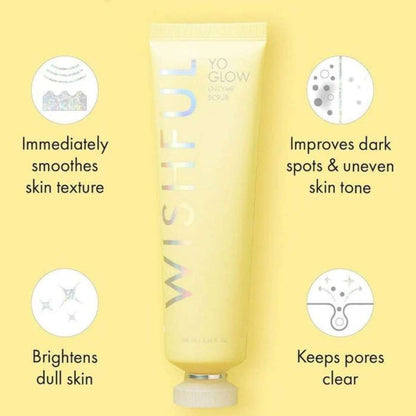 WISHFUL Yo Glow AHA & BHA Enzyme Scrub