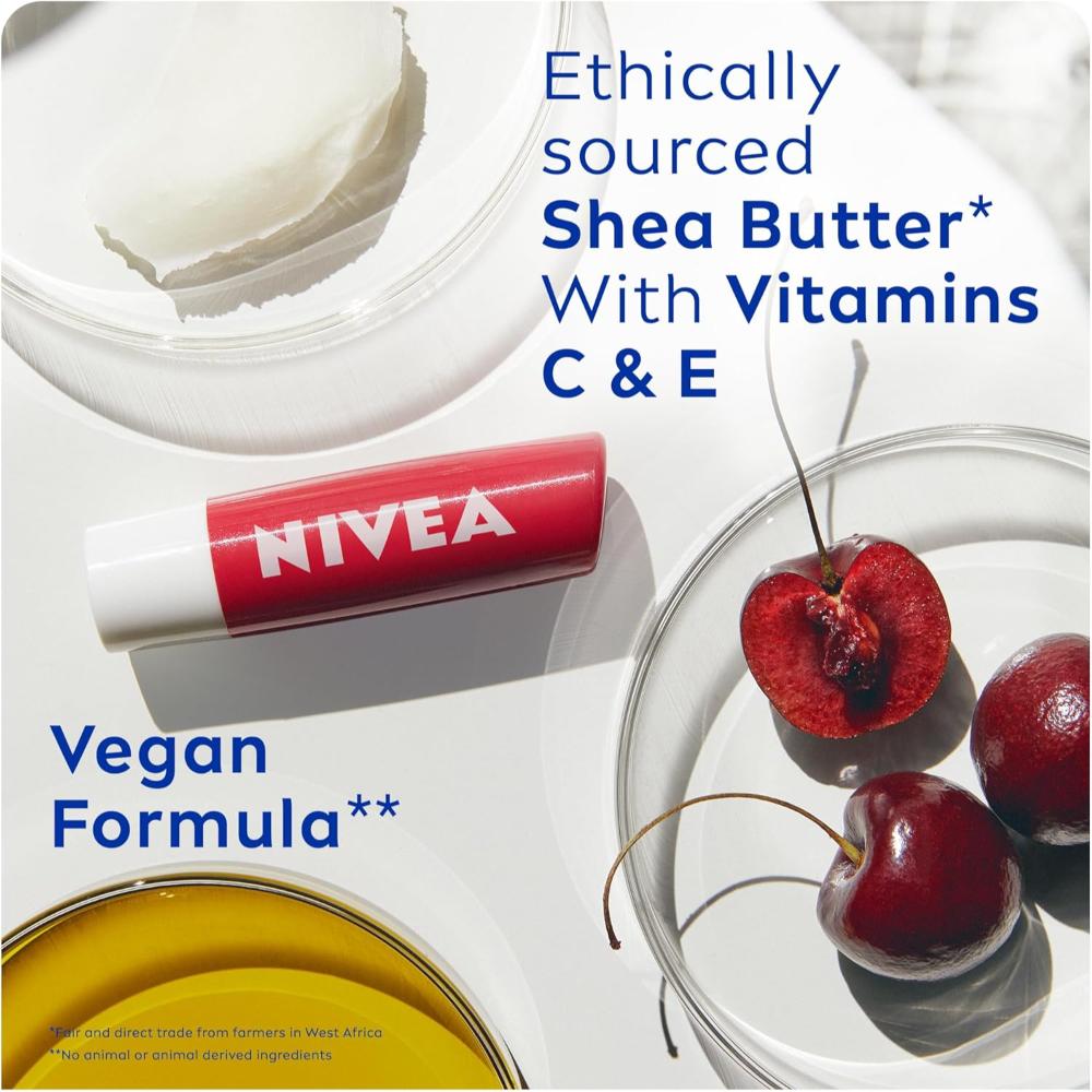 NIVEA Cherry Shine Lip Balm