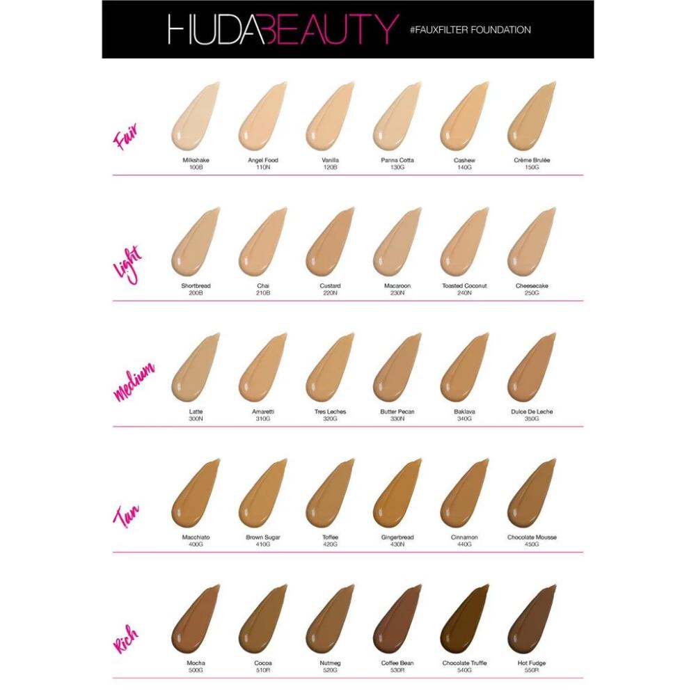 HUDA BEAUTY #FauxFilter Luminous Matte Liquid Foundation