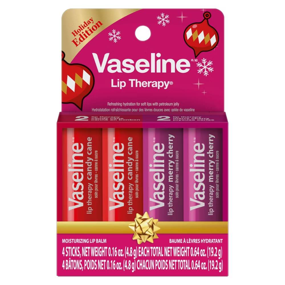 Vaseline Holiday Lip Therapy Stick Flavors Collection